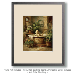 Animals in Bathtubs Art