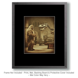 Bigfoot at Natural History Museum Art