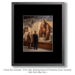 Bigfoot Exhibition at Natural History Museum Art
