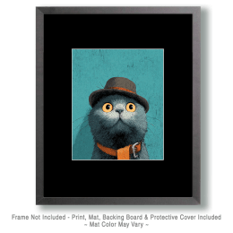 Cats in Hats Art