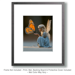 Fairy Having Heart to Heart with a Butterfy Art