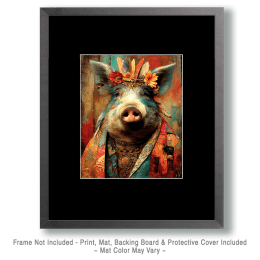 Stylish Javaline Boar Art