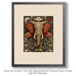 Vintage Elephant Wallpaper Artwork