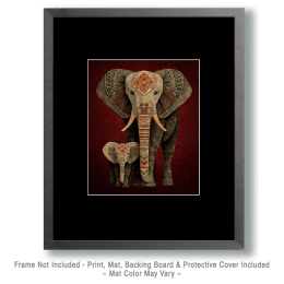 African Elephant Wallpaper Artwork