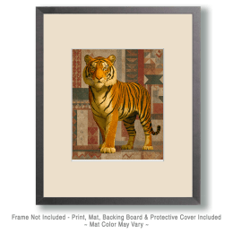African Tiger Wallpaper Artwork