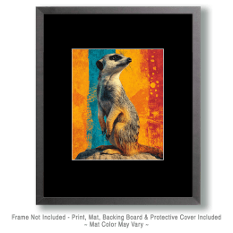 Pop-Art Meerkat Wallpaper Artwork