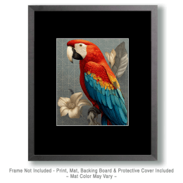 Deco Macaws - Zoo Animal Artwork