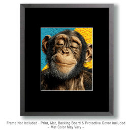 Pop Art Chimpanzee - Zoo Animal Artwork