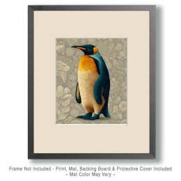 Stylized Penguin - Zoo Animal Artwork