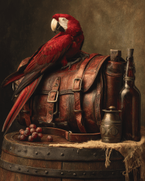 Macaw Parrot Hoping to Go Along