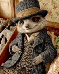 Mister Meerkat Ready for the Day