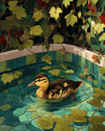 Duckling in a Bathtub