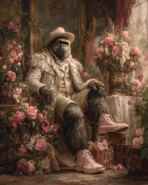 Waiting in a Pink Parlor