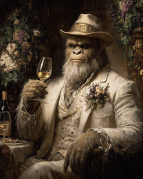 Relaxing with a Glass of White Wine