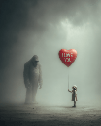 A Gift of an I LOVE YOU Balloon