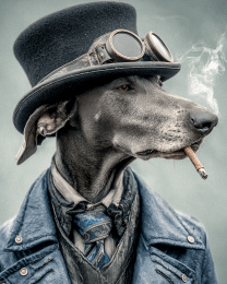 Great Dane Speed Racer Smoking