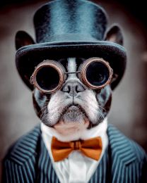 French Bulldog Speed Racer