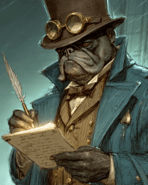 French Bulldog Private Eye