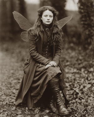 Vintage Fairy Waiting Patiently