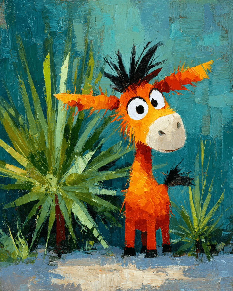 Surprised Little Donkey