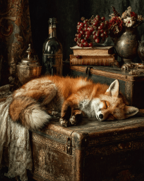 Fox Taking a Nap