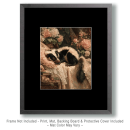 Sleeping Skunk Kit Art