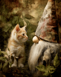 Kitten Face to Face