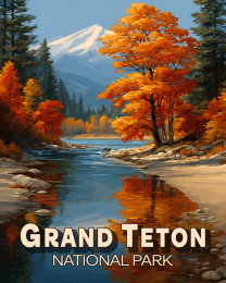 Vintage Pacific Creek Landscape