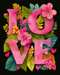 Nature Floral Letters