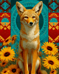 Sunflower Coyote