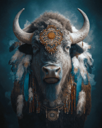 White Spirit Buffalo Bison