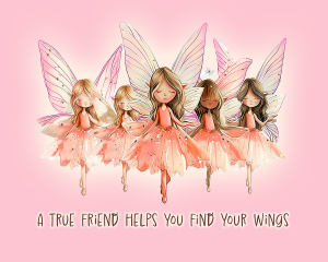 Fairy True Friends art print