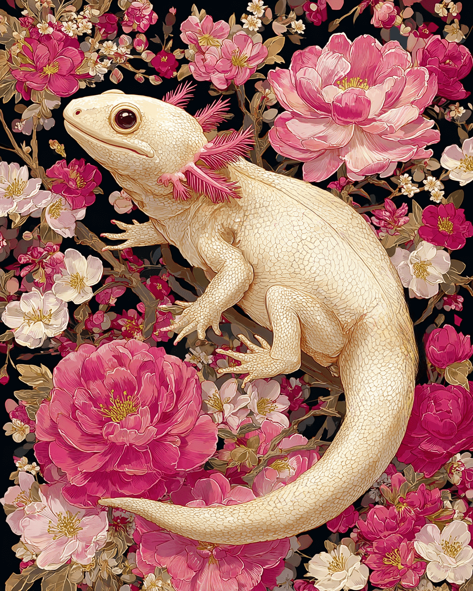 Axolotl Floral