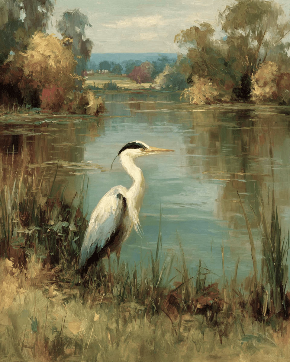 Naturalist Great Blue Heron