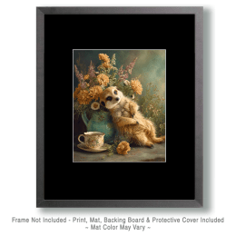 Resting Meerkat Still-Life Art