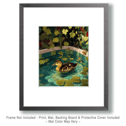 Duckling in a Bathtub Art