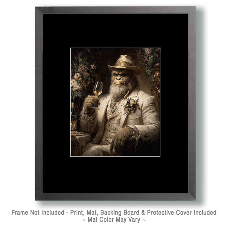 Relaxing with a Glass of White Wine Art