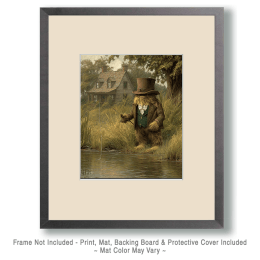 Littlefoot Fishing Art