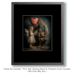 Fairy with LOVE YOU Balloon Art