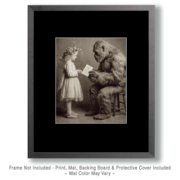 Young Girl with a Valentine Art