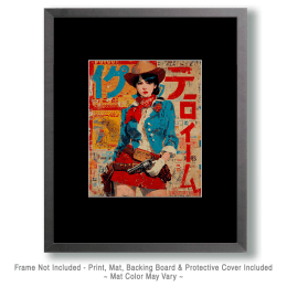 Japanese Pop-Art - Quickdraw Sally Art