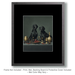 Pair of Posing Great Danes Art