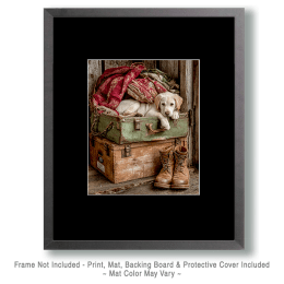 Labrador Puppie Still-Life Art