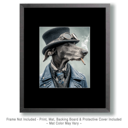 Great Dane Speed Racer Smoking Art