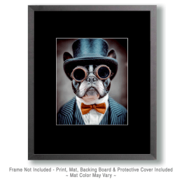 French Bulldog Speed Racer Art