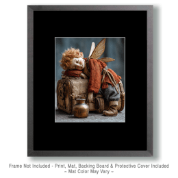 Young Traveling Fairy Waiting Art