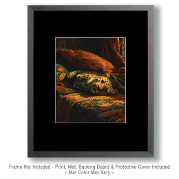 Leopard Just Waking Up Art