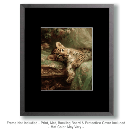 Young Leopard Cub Just Waking Up Art