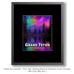 Impressionist Northern Lights Art Print