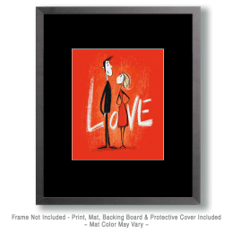 Young Couple in Luv Art